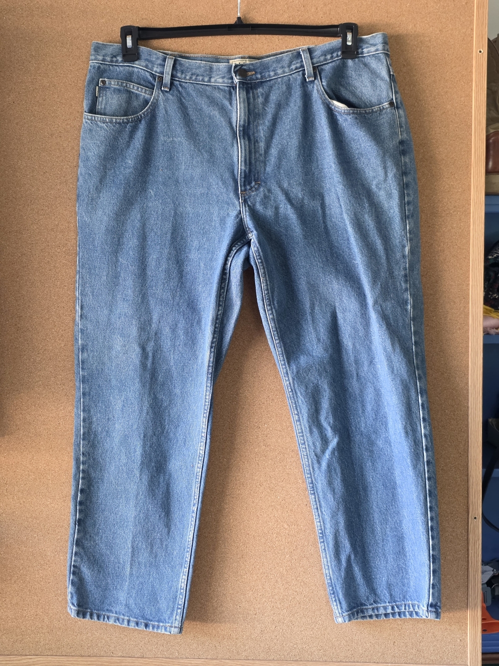L.L.Bean Men’s Classic Fit Blue Jeans 42x29 Cotton Denim  Straight Leg